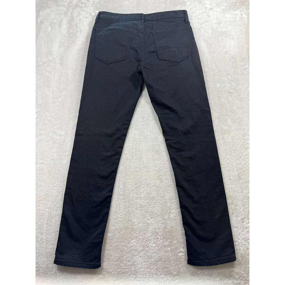 Banana Republic Mens Travel Jean Slim Fit Black Denim Jeans 31x32 Meas: 31x30